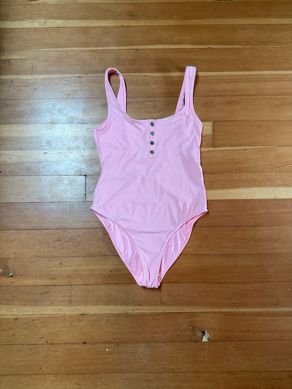 L*Space Float On One-Piece Swimsuit Pink Size Medium